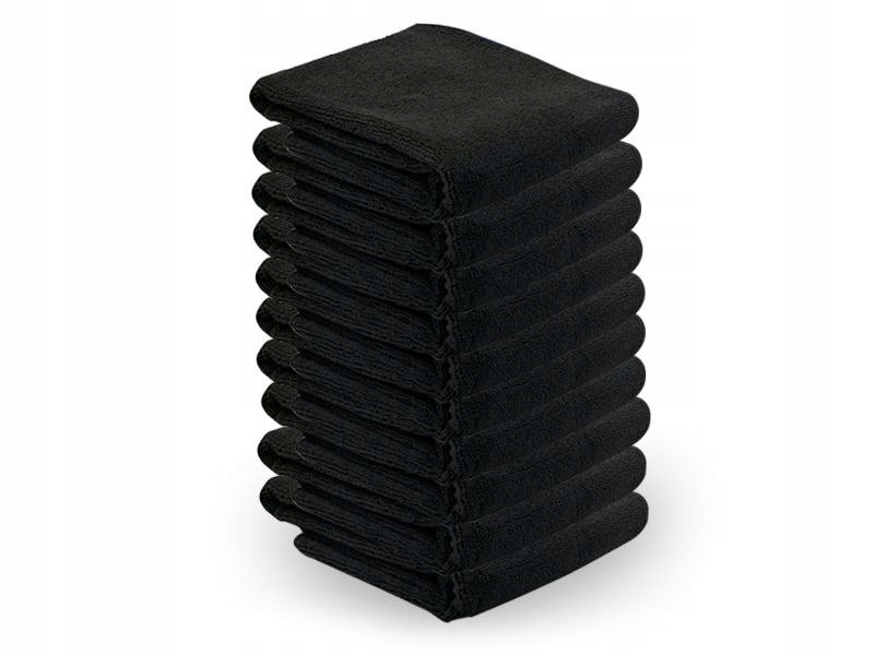 ActivShop MIKROVLÁKNA UTERÁK 73X40CM 10 KS ČIERNA