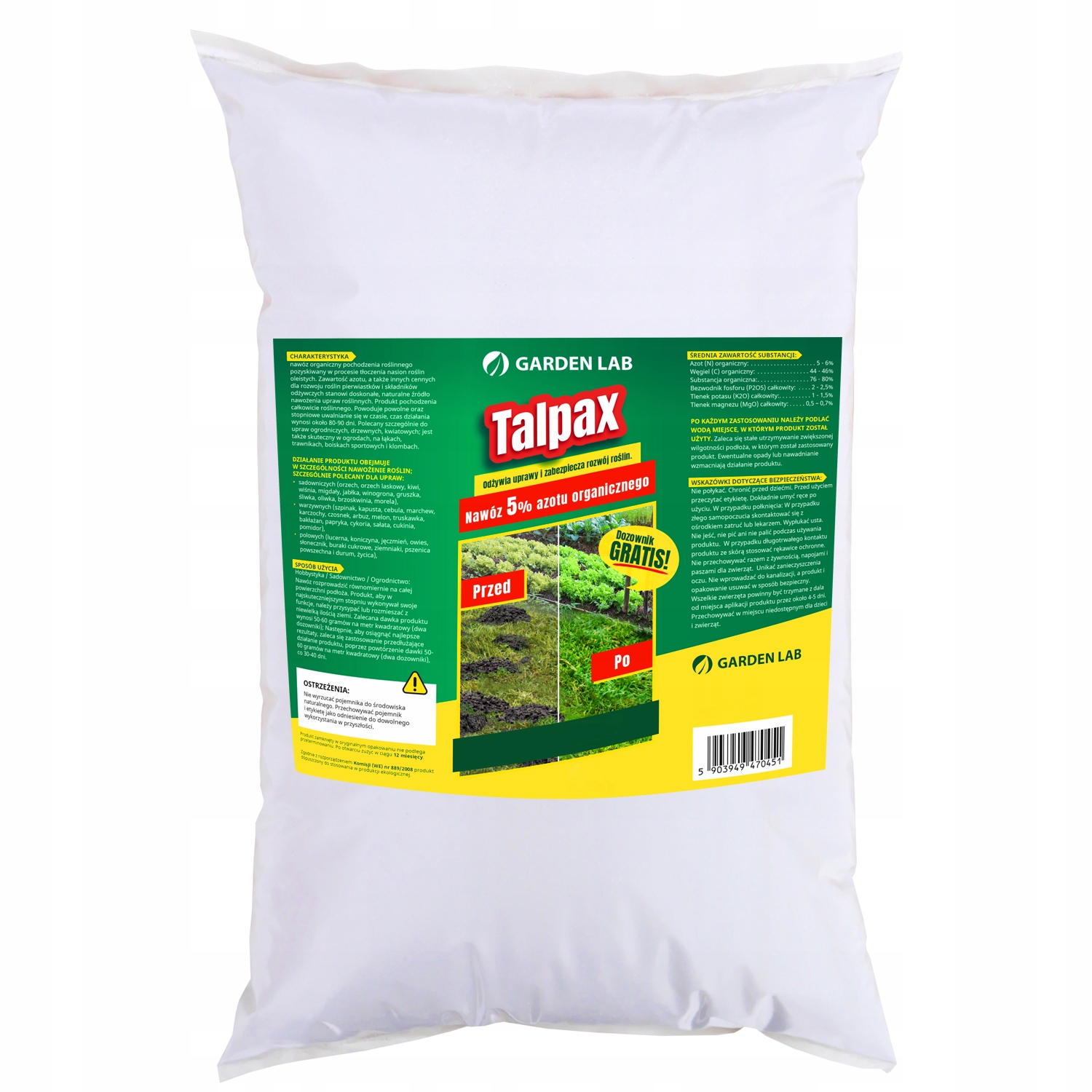 Garden Lab granule dusíkatého hnojiva 3 kg