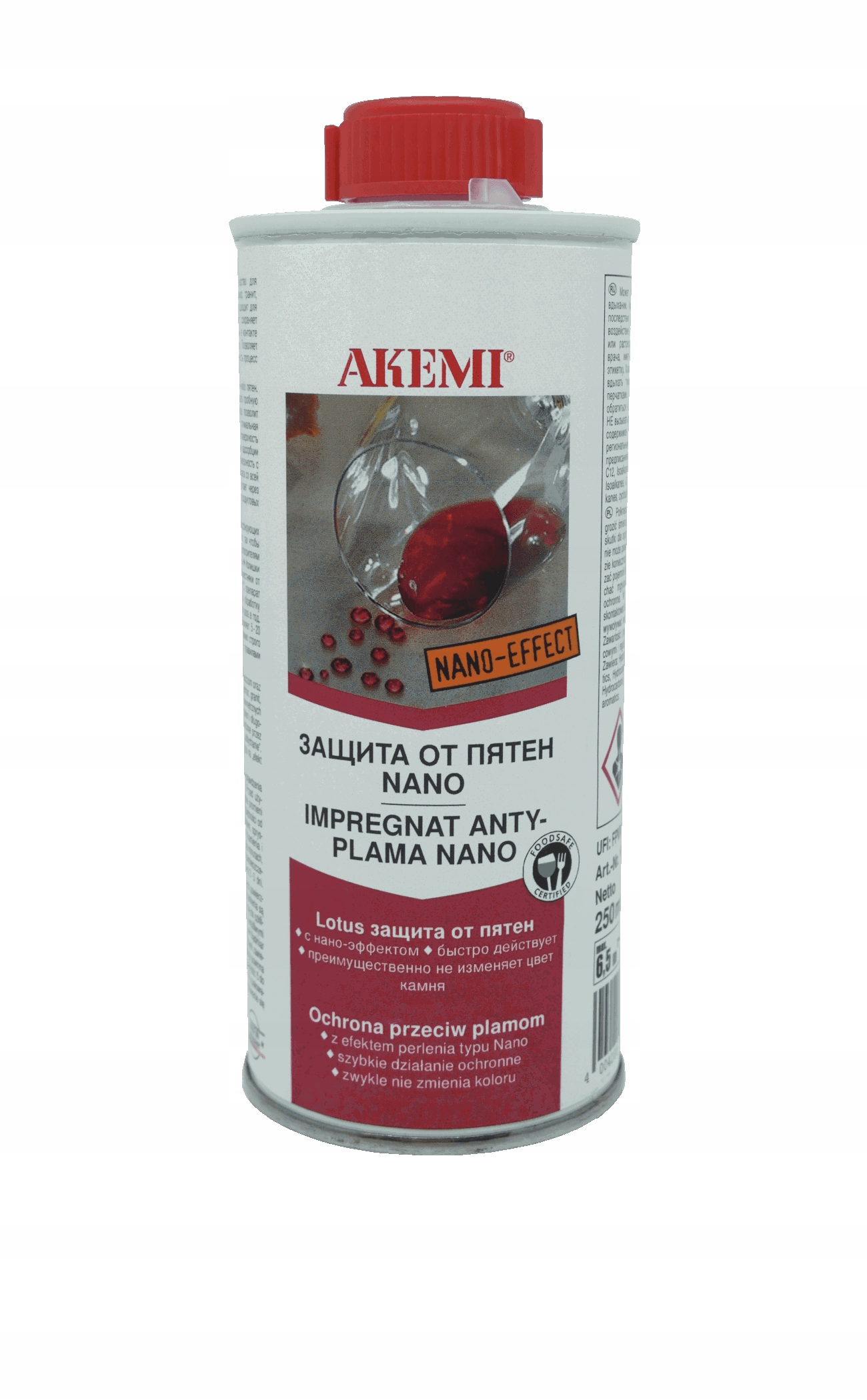 Akemi Anti-Fleck impregnácia nano kameňom 250 ml