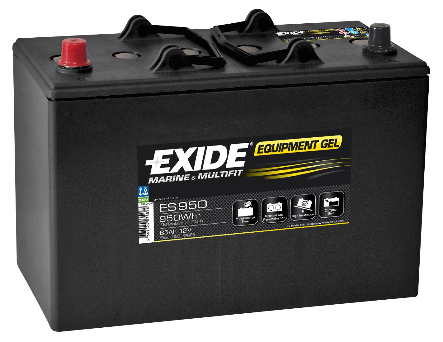 Batéria GEL EXIDE ES950 12V 85AH PALETIKI GEL
