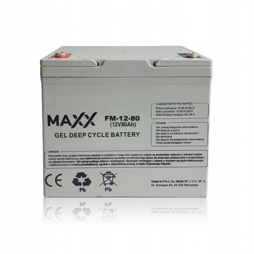 Gélová batéria 12-FM-80 80Ah 12V