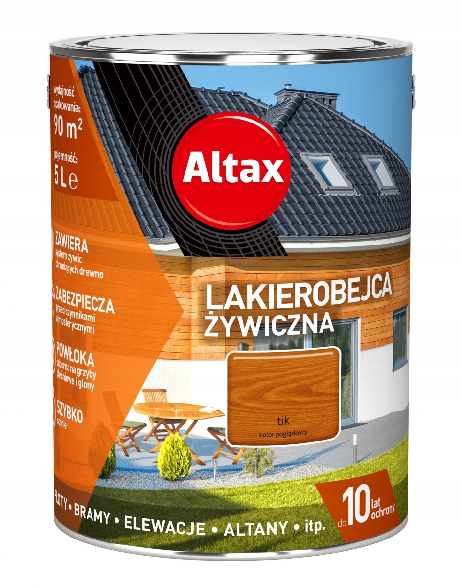 Altaxová lazúra na lak 5L TIK Resin Wood Speed