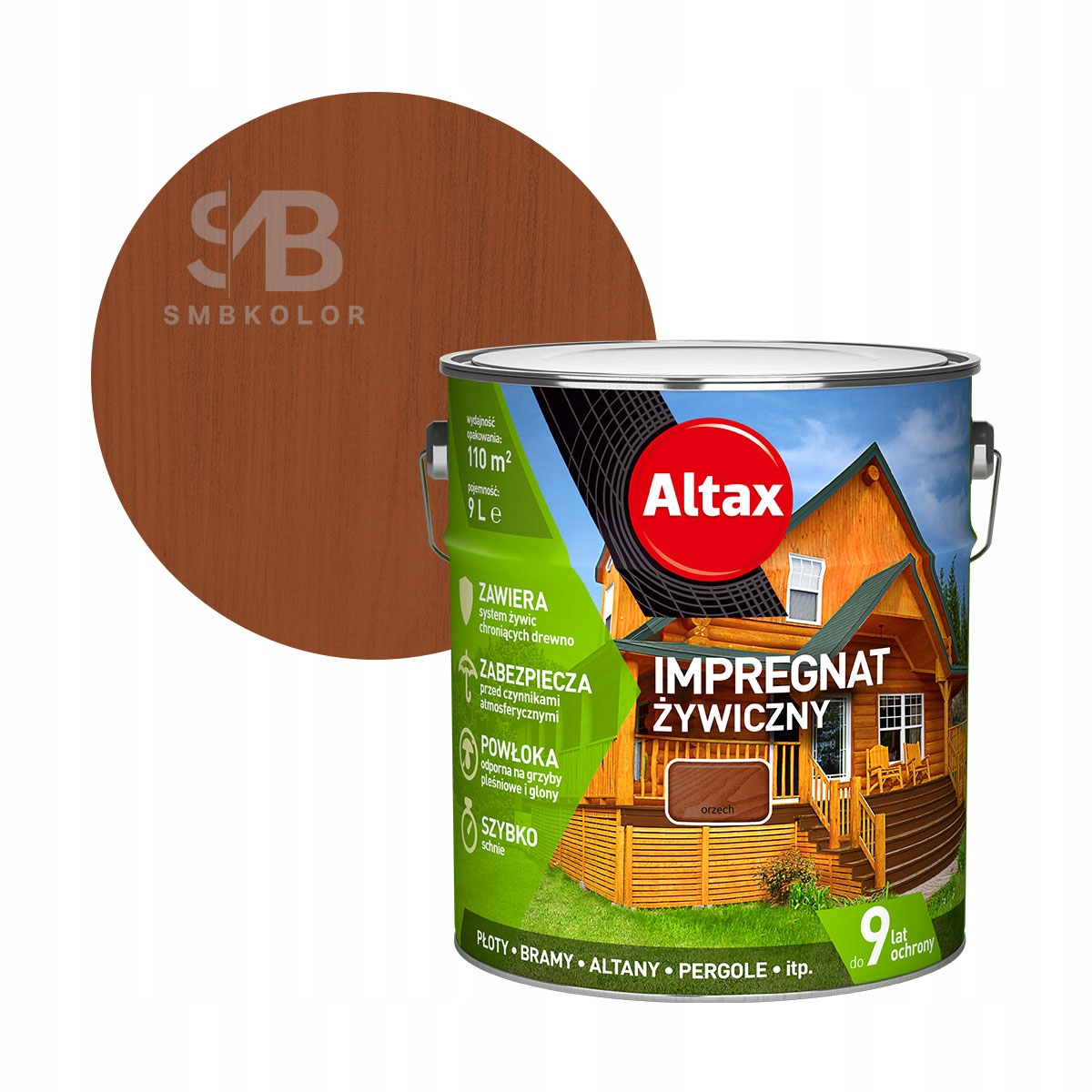 Altax živicová Impregnácia 9L orech