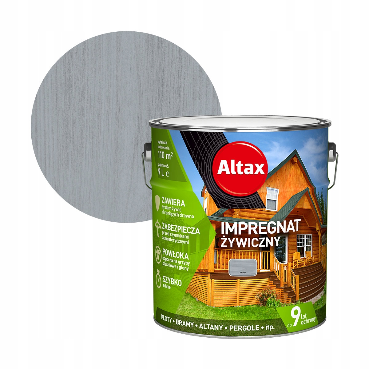 Altax živicová impregnácia 9L šedá