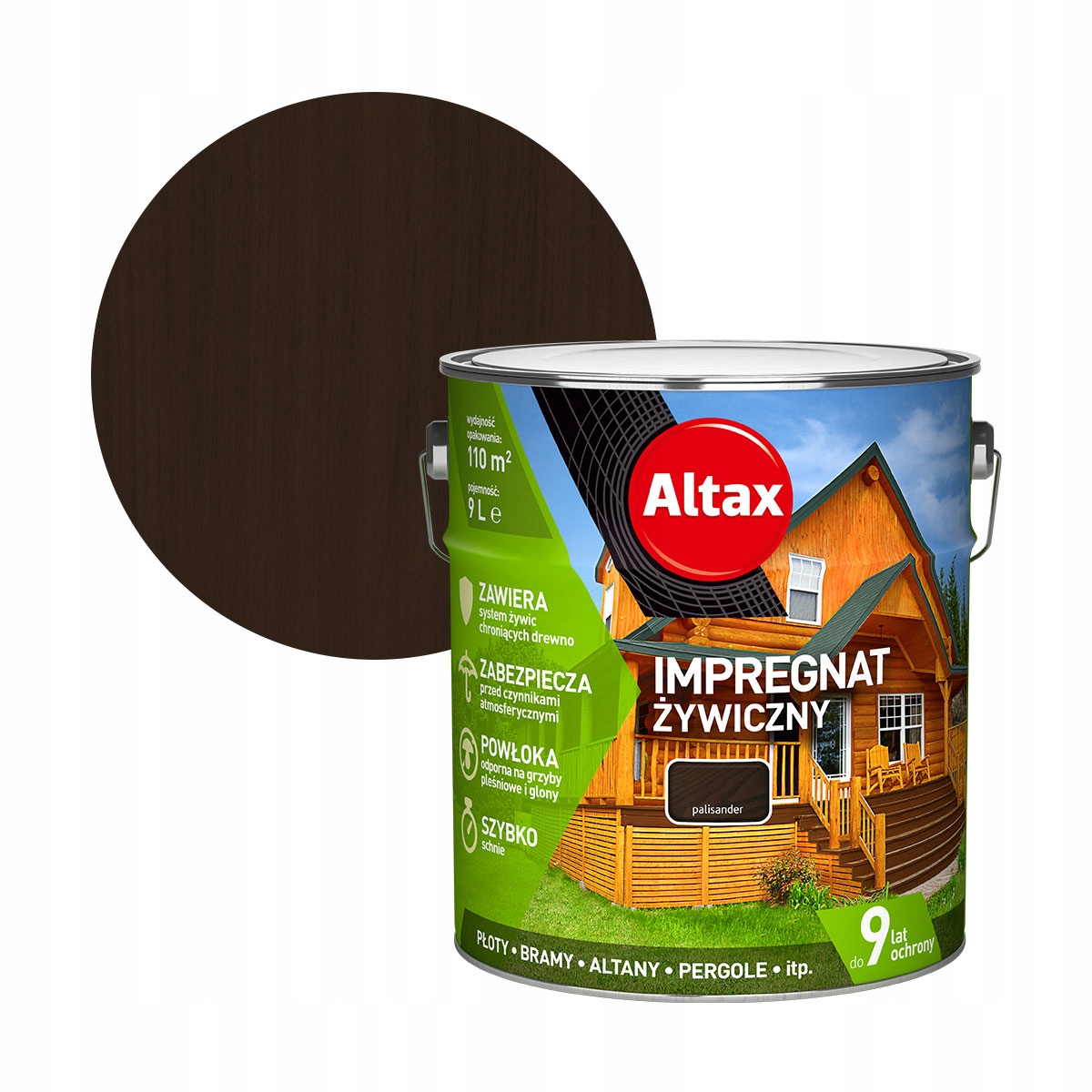 Altax živicová impregnácia 9L palisander