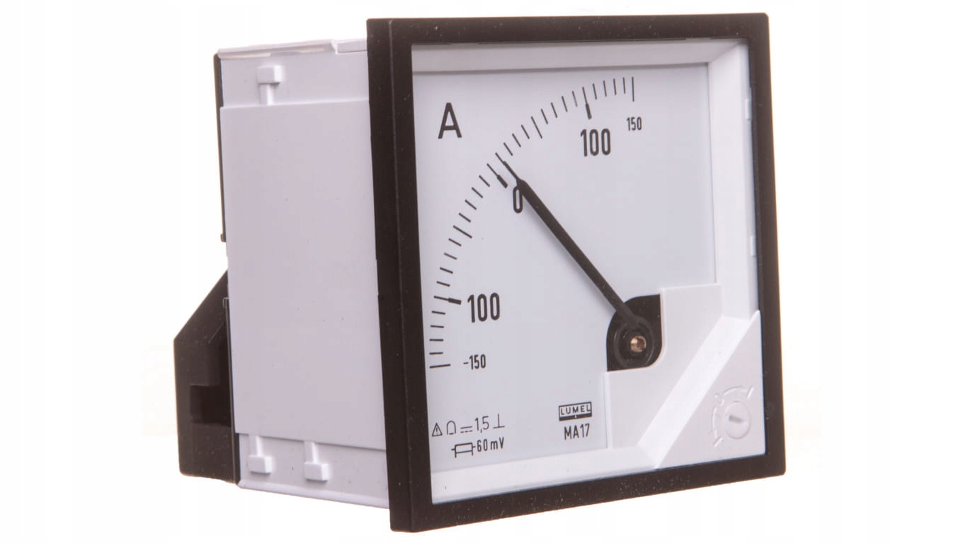 Analógový ampérmeter 72x72 N IP50 BB17 +/- 150A / + -