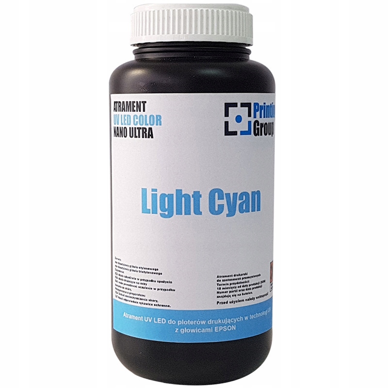 Flexibilný atrament UV LIGHT CYAN 1l
