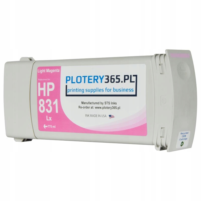 Svetlý purpurový atrament HP HP831 Latex 310 330 360 360