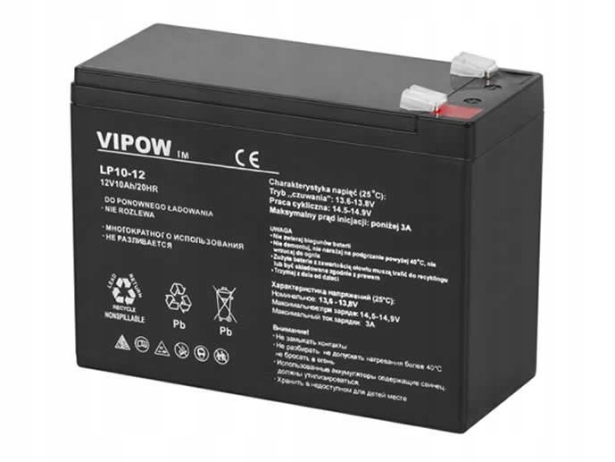 GÉLOVÁ BATÉRIA B12V10V 12V 10Ah AGM DRŽIAK