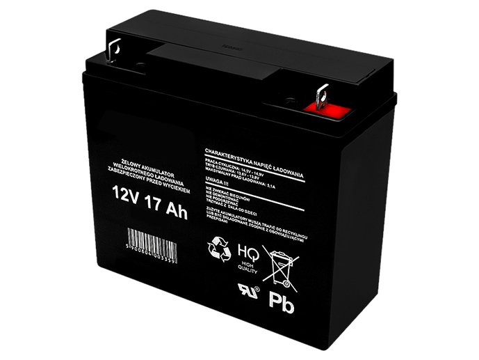 GÉLOVÁ BATÉRIA B12V17 12V 17Ah 20HR AGM DRŽIAK