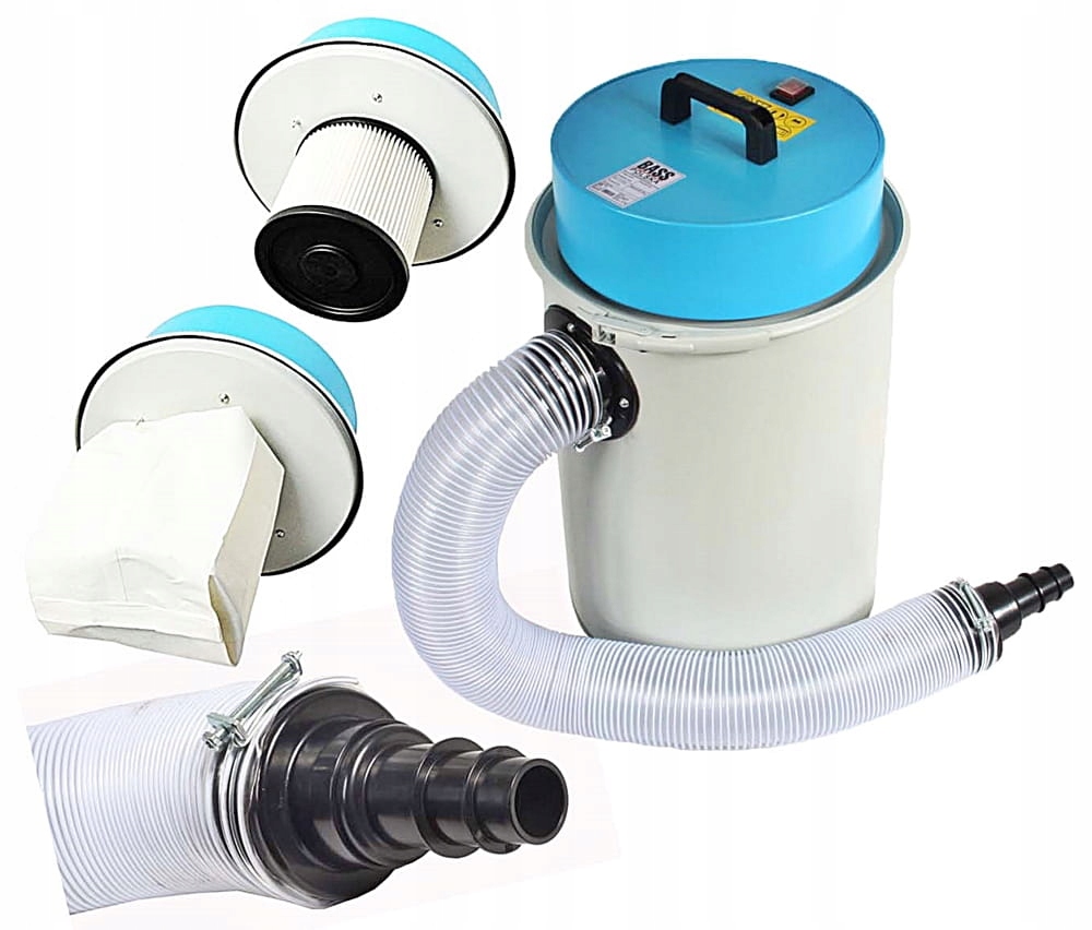 BASSOVÝ ODSÁVAČ PRACHU, Oholené, 50L VYSÁVAČ 1,5KW