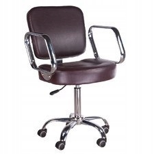 BEAUTY SYSTEM Kozmetická taburetka s operadlom BD-9941