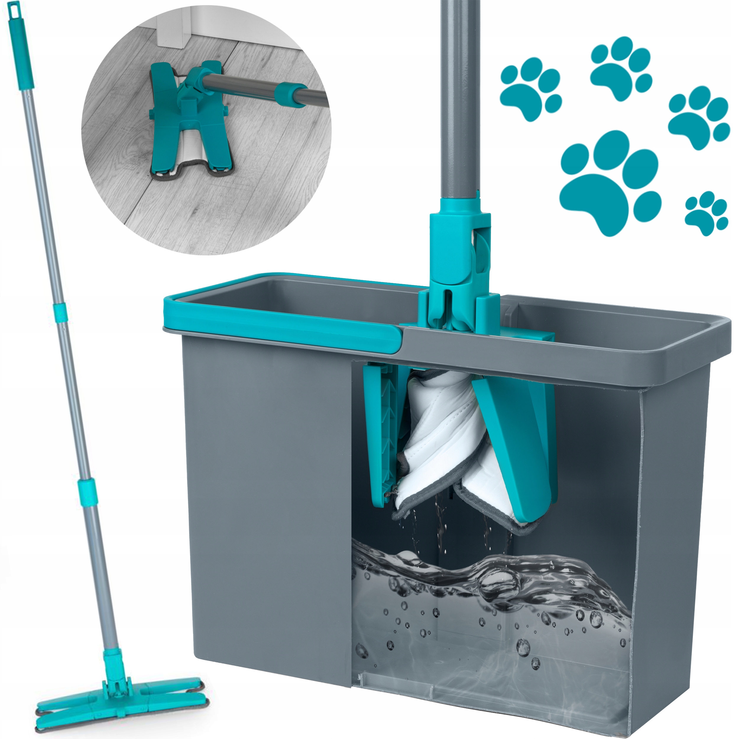 Beldray PetPlus+ vedierko a odstreďovací mop