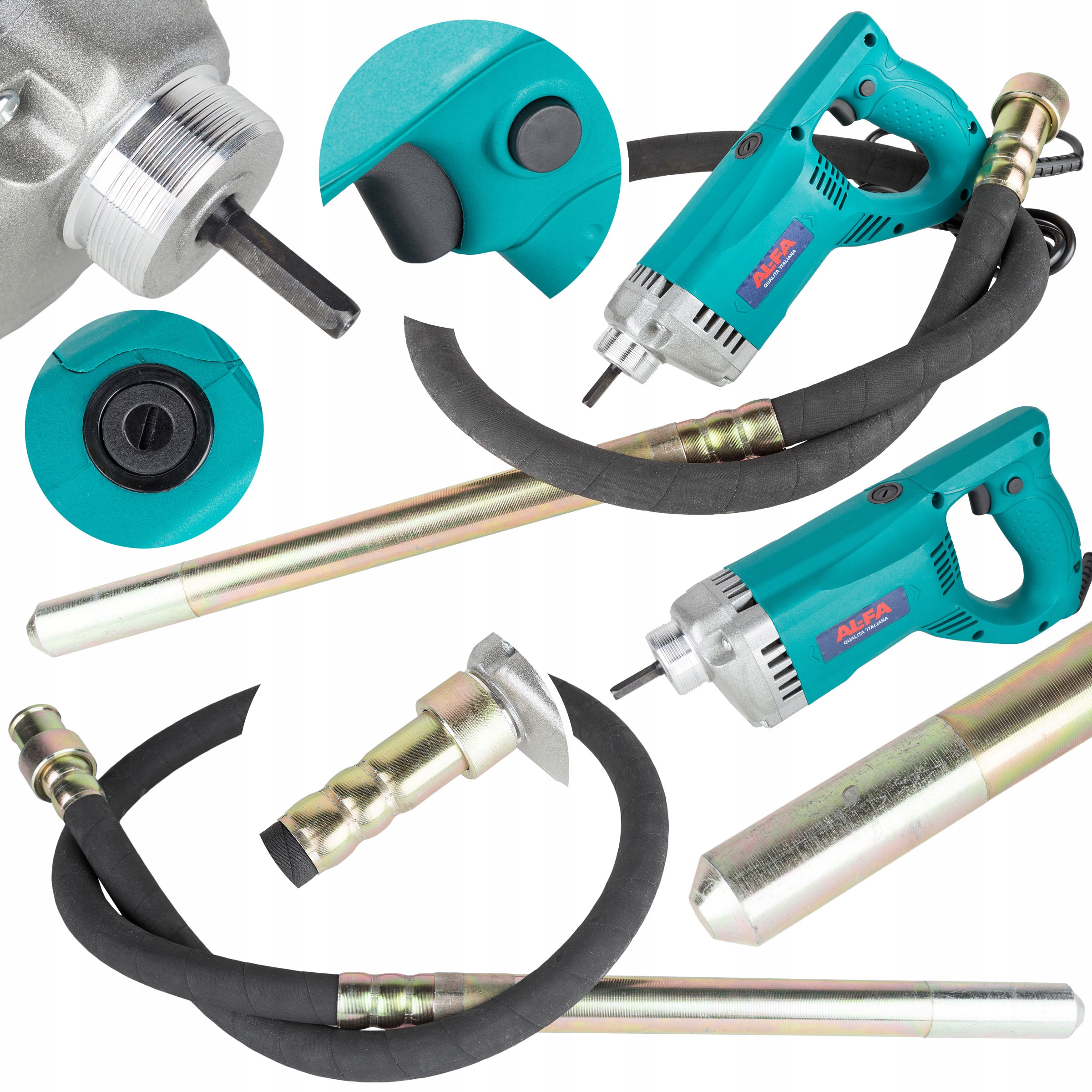 Vibrátor betónu Alfa 2000 W 4000 ot./min