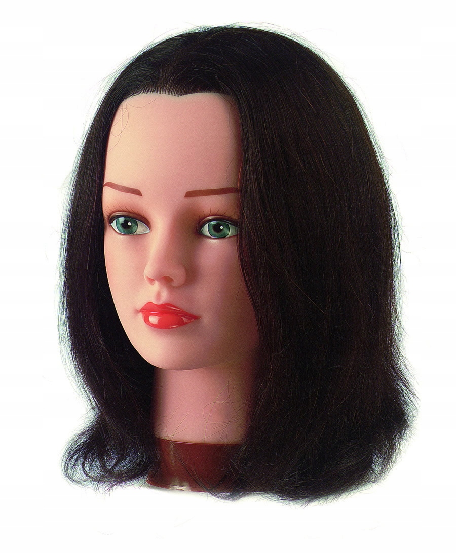 BETTY Kadernícka hlavica, prírodné vlasy 15-40 cm