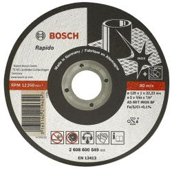 BOSCH DISC 125x1 Inox + kov 100PCS (2 608 600 549)