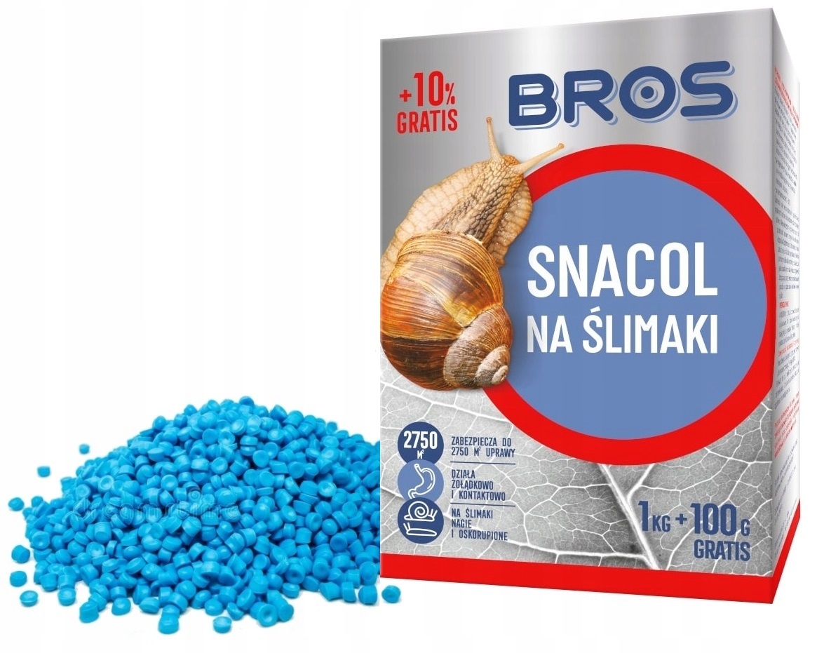 Bros Snacol odpudzovač slimákov 1,1 kg