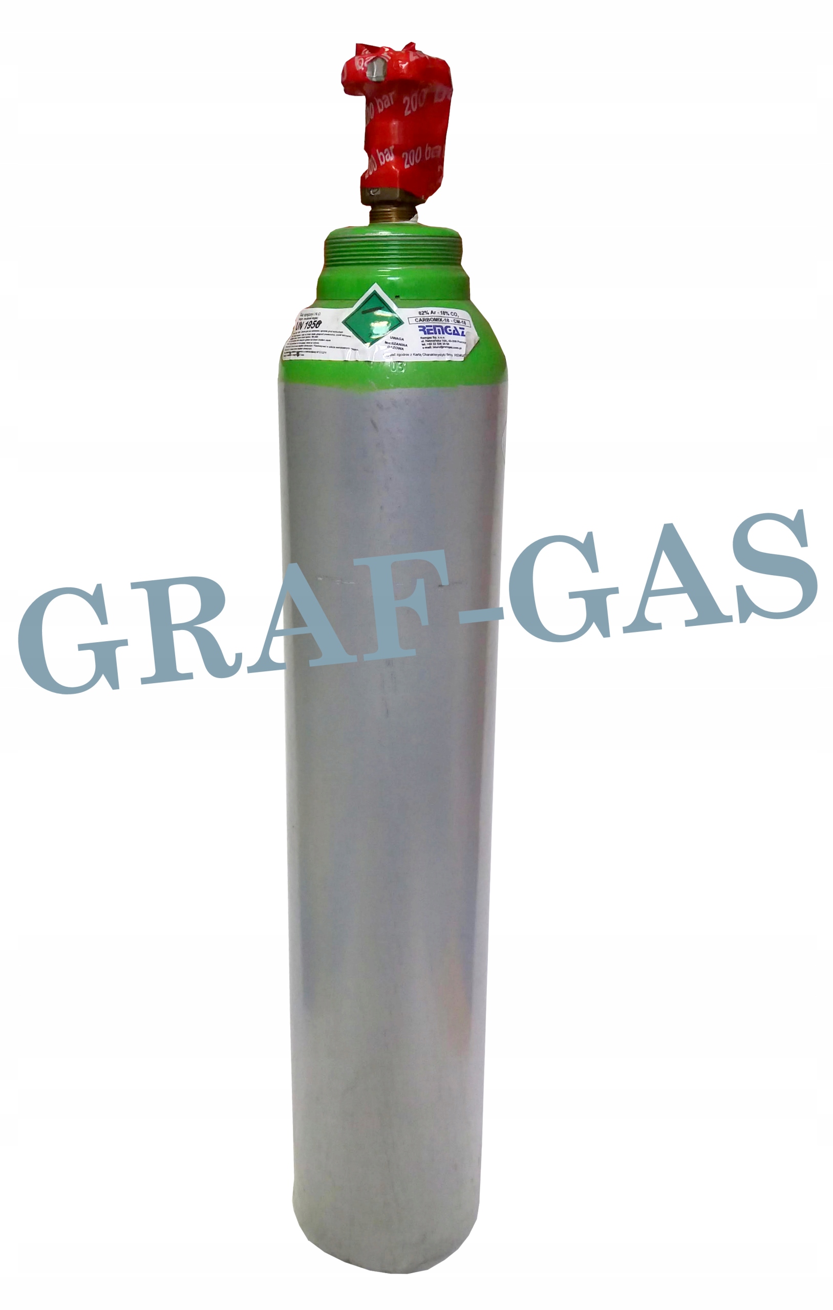 ARGONOVÝ VÁLEC ARGONOVÝ VÁLEC 8L PLYN 200 BAR