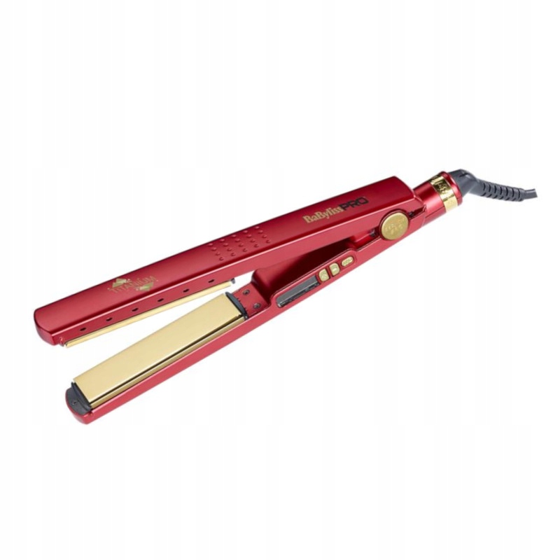 Žehlička na vlasy BaByliss Pro Red Titanium