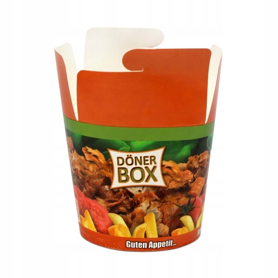 Döner Kebab Box 500 ml (16 oz) | 10 x 50 ks