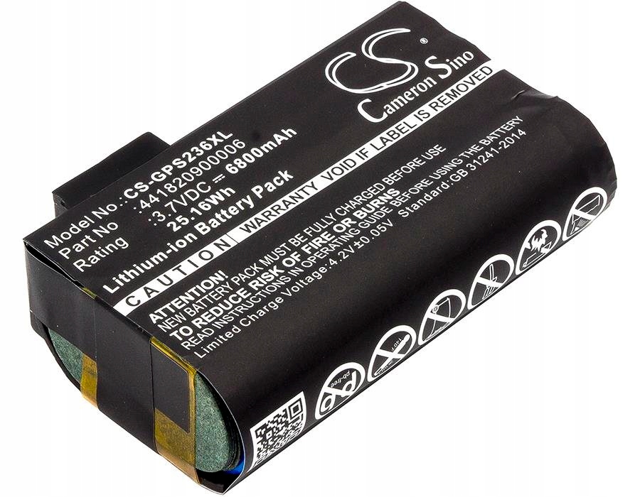 Batéria pre Cameron Sino CS-GPS236XL 6800 MAH Čítačky kódu