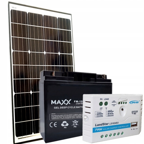 Solárna batéria 50W 5A USB nabíjateľná 40Ah