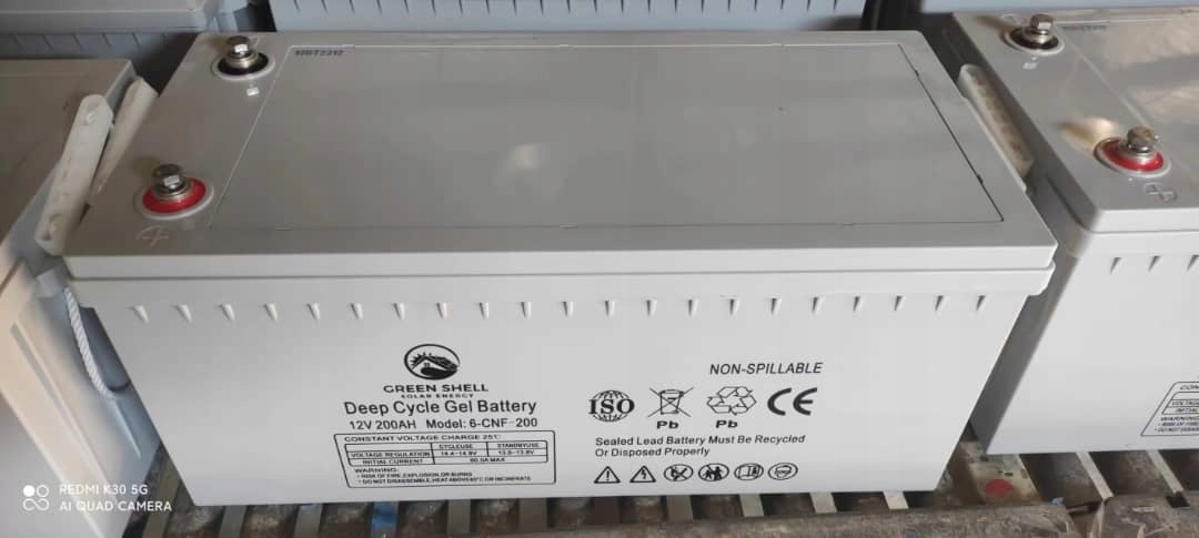 Batéria Solárna gélová batéria 12V 200Ah/10H GREEN SHELL 6-CNF-200