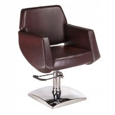 Beauty System NICO hnedé kadernícke kreslo BD-108