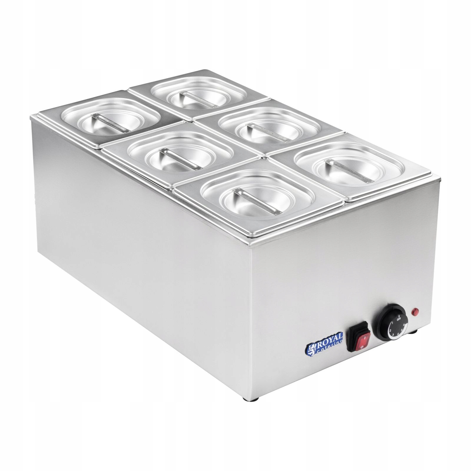 Ohrev jedla bain marie + 6 GN S VIEČKAMI