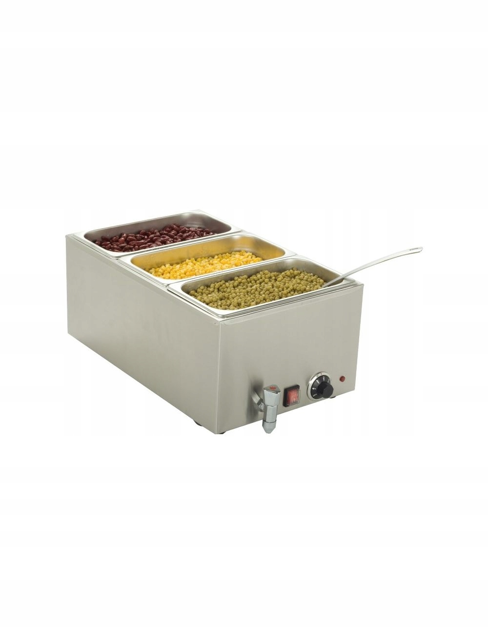Bain marie s kohútikom a nádobami