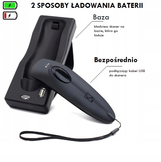 Bezdrôtový Bluetooth USB QR QR skener kódov