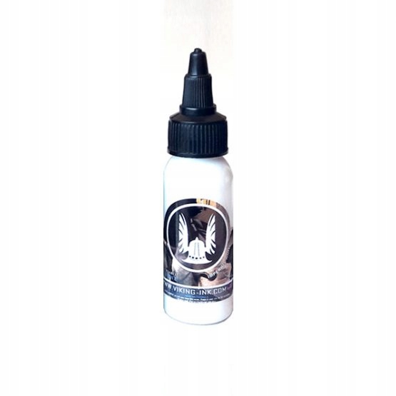 Biely atrament na tetovanie VIKING - ULTRA BIELY, 30 ml