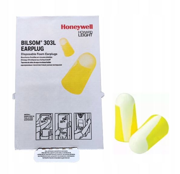 Protihlukové zátkové chrániče sluchu Honeywell Zátkové chrániče sluchu Honeywell BILSOM 303L