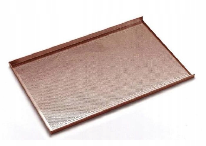 Perforovaný plech 600 x 400 mm, teflón, 3-Ranty HENDI