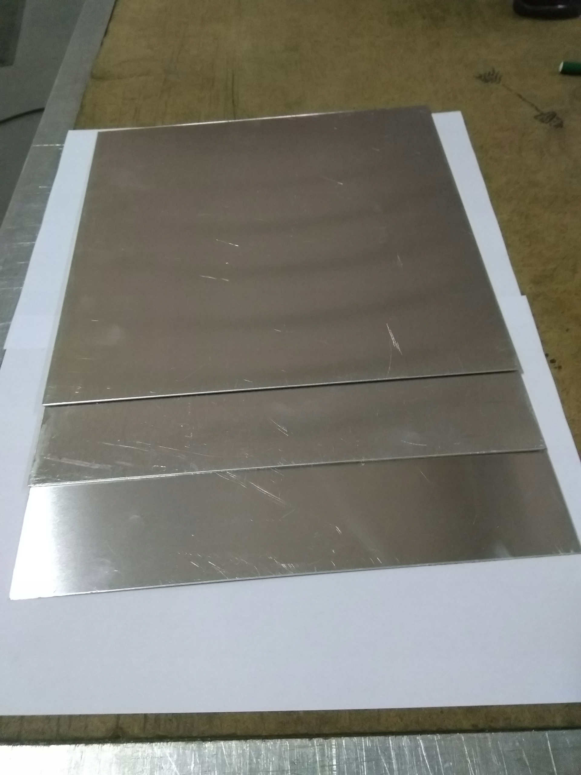 Hliníkový plech 4,0x250x1000, tvar 1050A H24