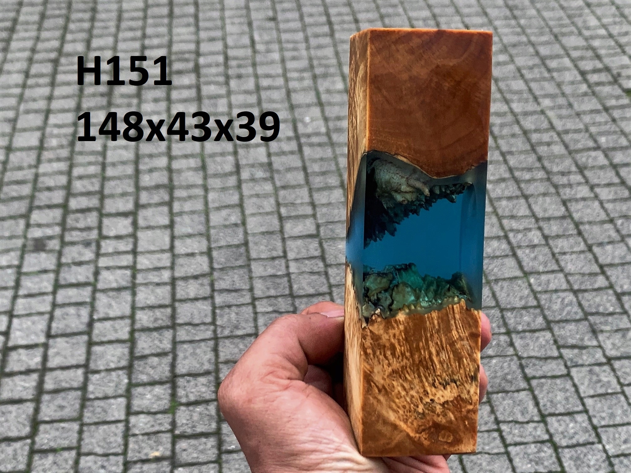 Drevený blok, stabilizovaný, hybridný H151