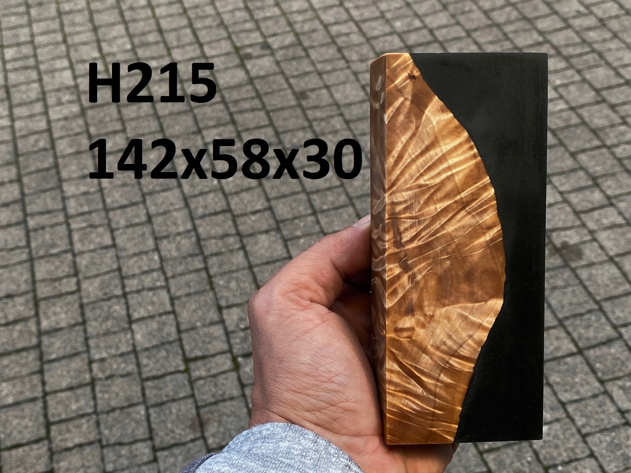 Drevený blok, stabilizovaný, hybridný H215