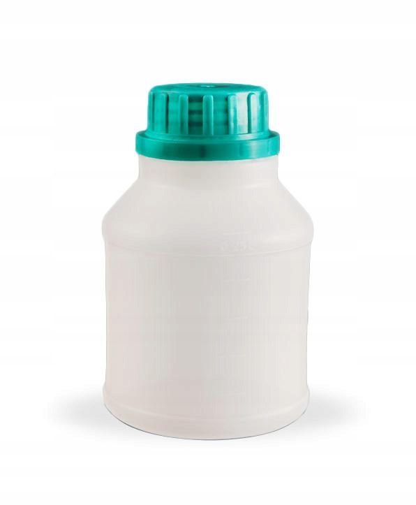 0,25L HDPE fľaša na chémiu farieb, 100 ks