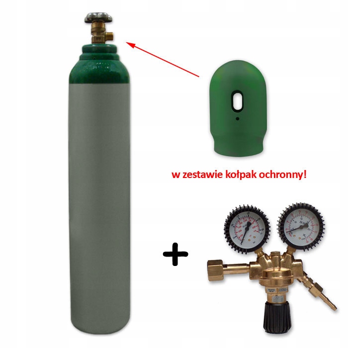 Fľaša Argon Clean 150Bar 8L NOVINKA PLNÁ + Reduktor