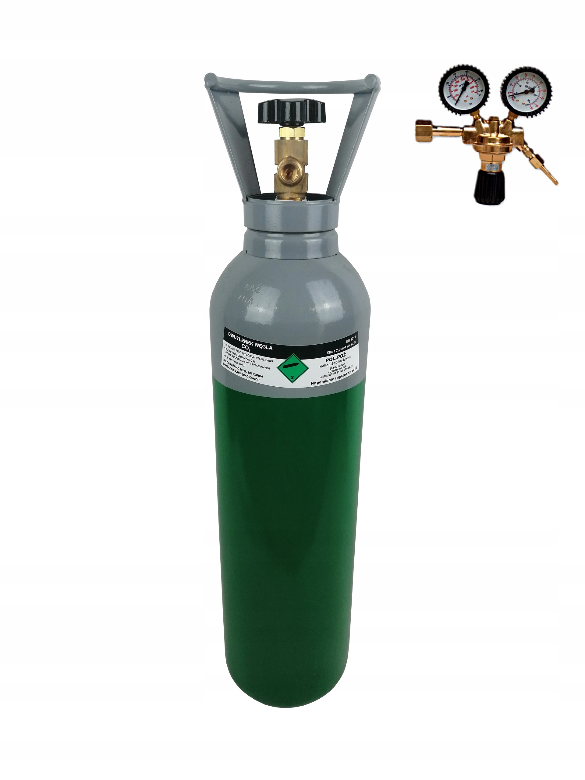 CO2 fľaša 8L 6KG PLNÁ! s redukciou
