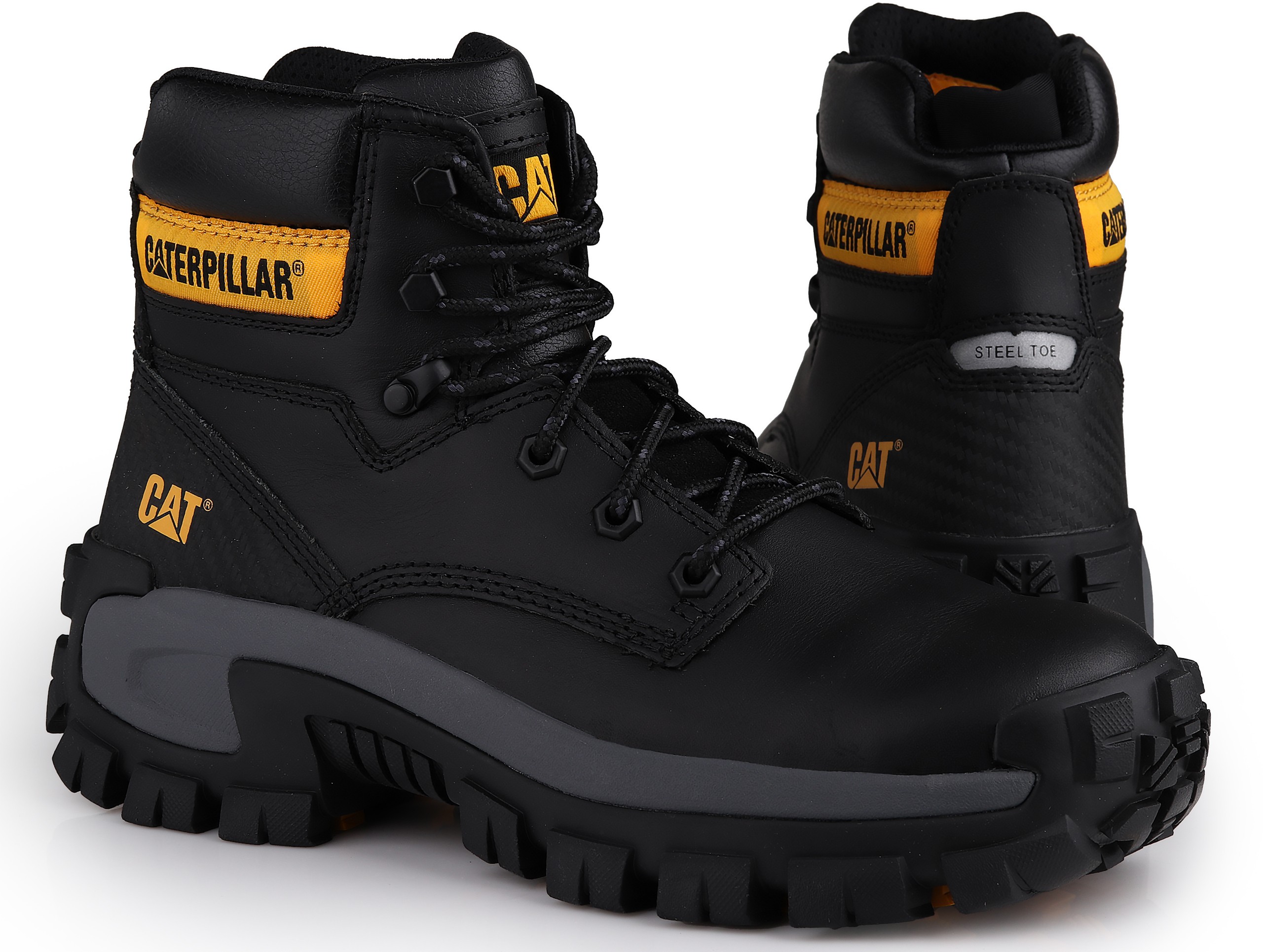 Pracovná obuv Caterpillar INVADER HI ST SB EN/STEEL TOE vysoké čižmy veľkosť 45