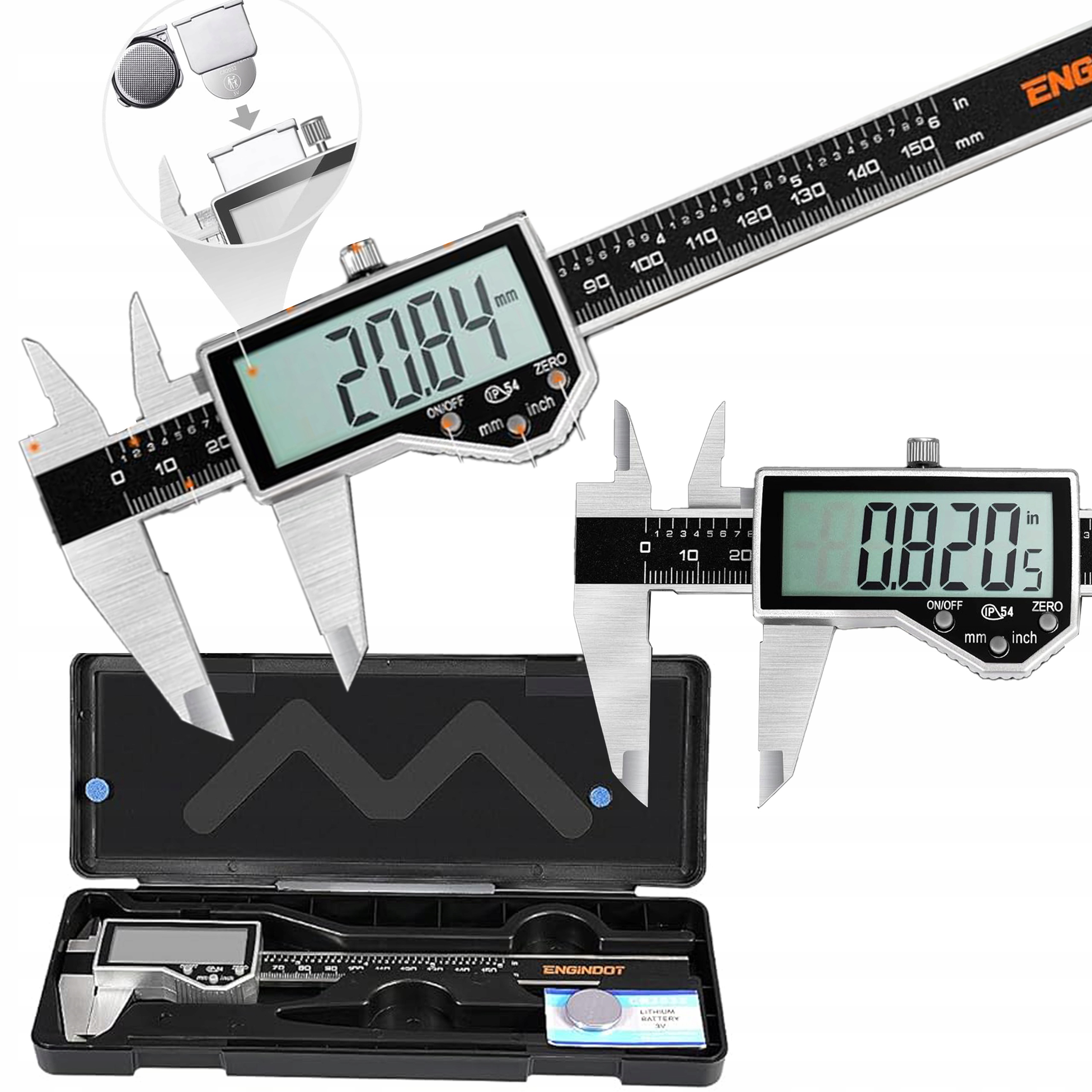 Elektronické strmeň ENGINDOT 150 mm