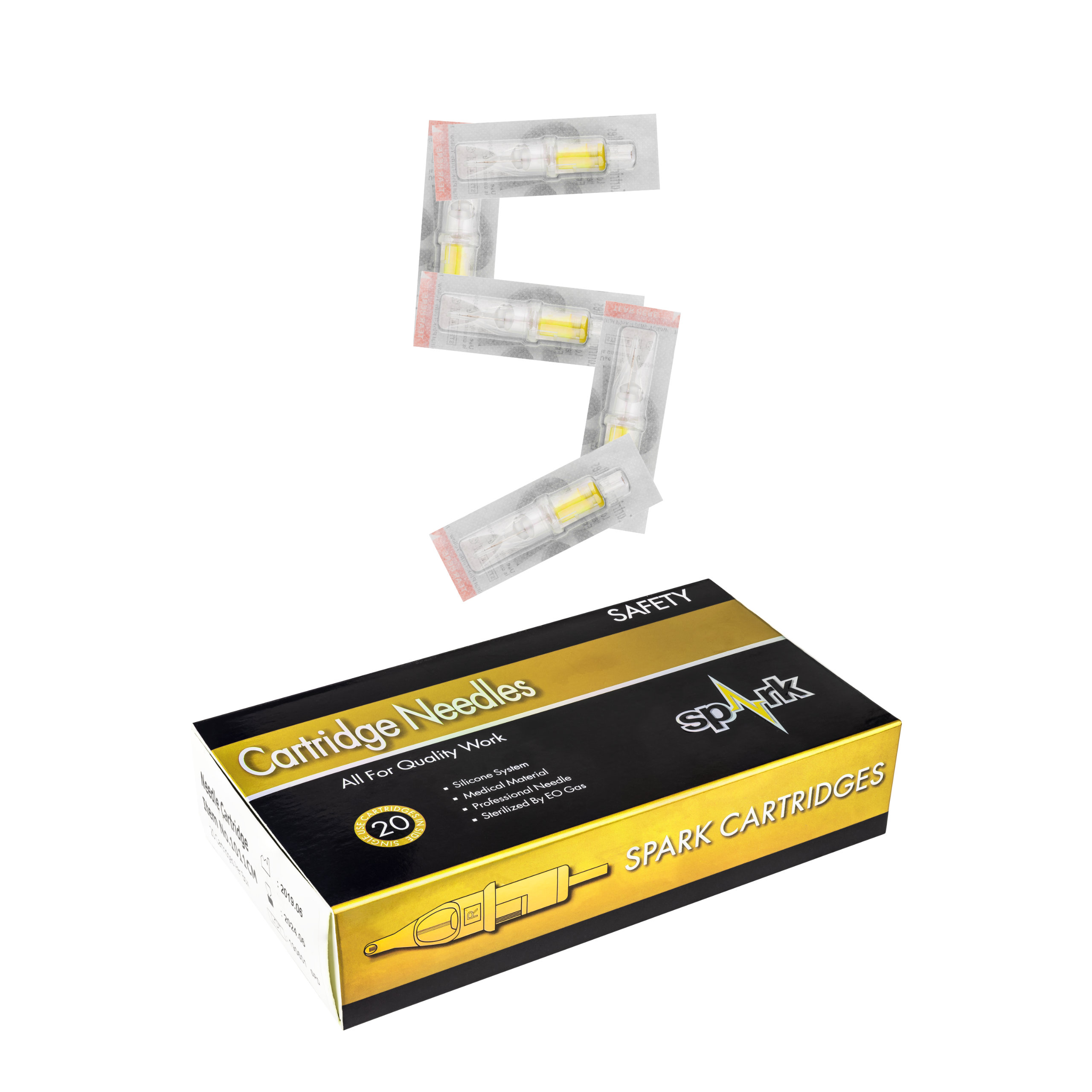 CARTRIDGE PRO, 5RS ihla 0,35 mm ~ BOX 20 ks ~