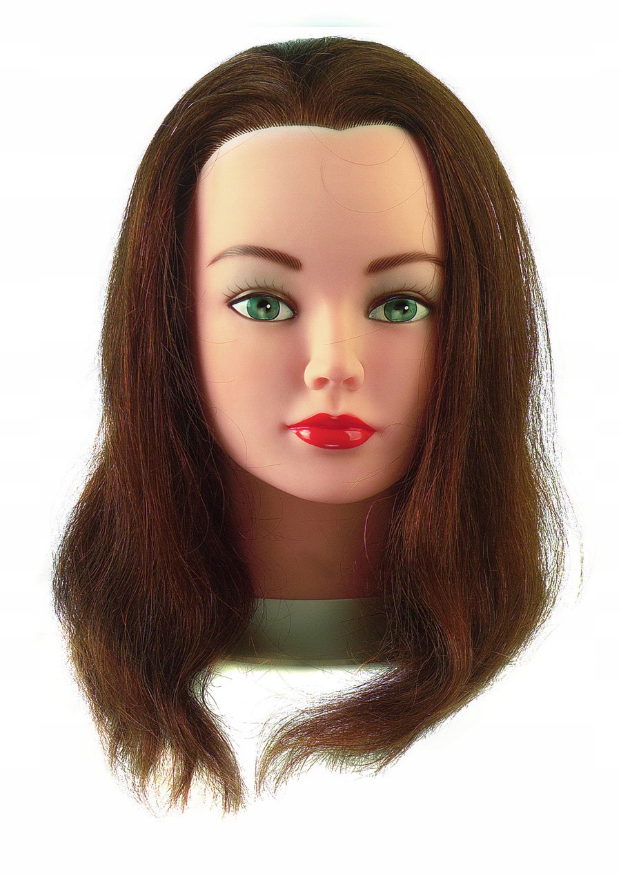 CATHY Kadernícka hlavica, prírodné vlasy 15/40 cm