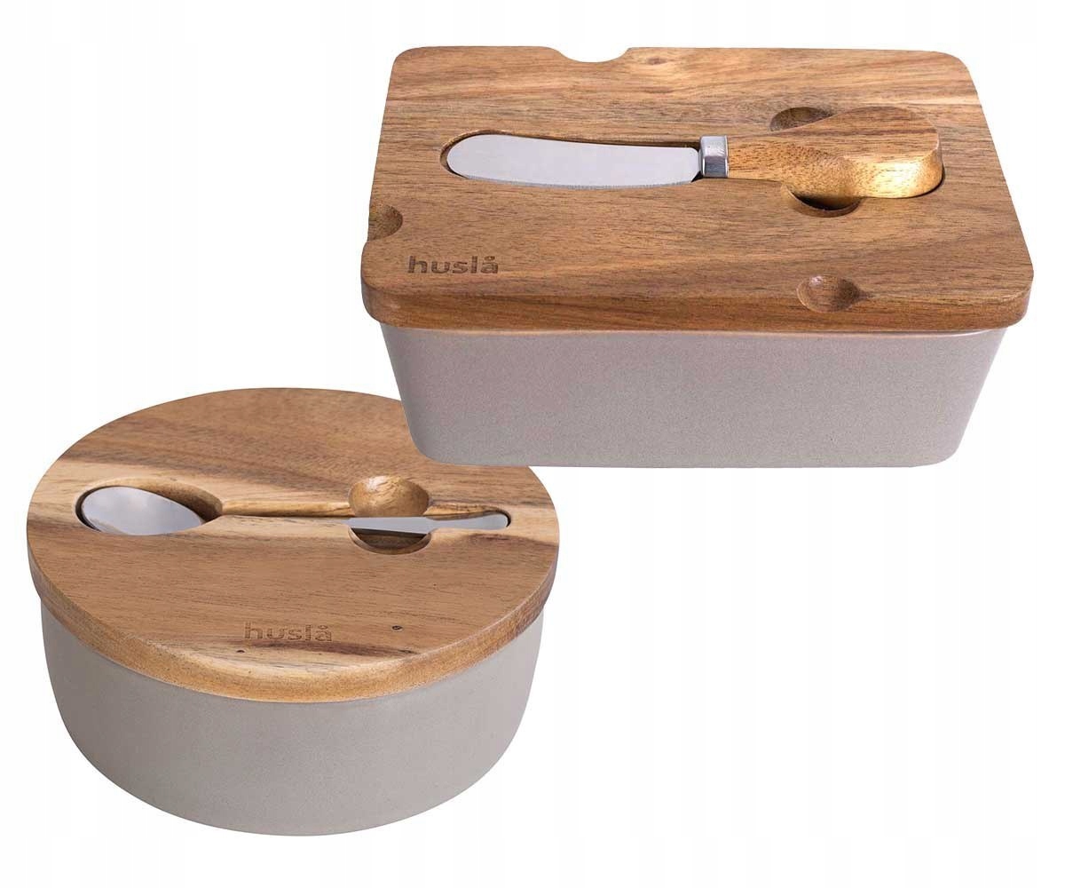 KERAMICKÝ MASLÍK + CUKRÁRSTVO HYGGE HUSLA