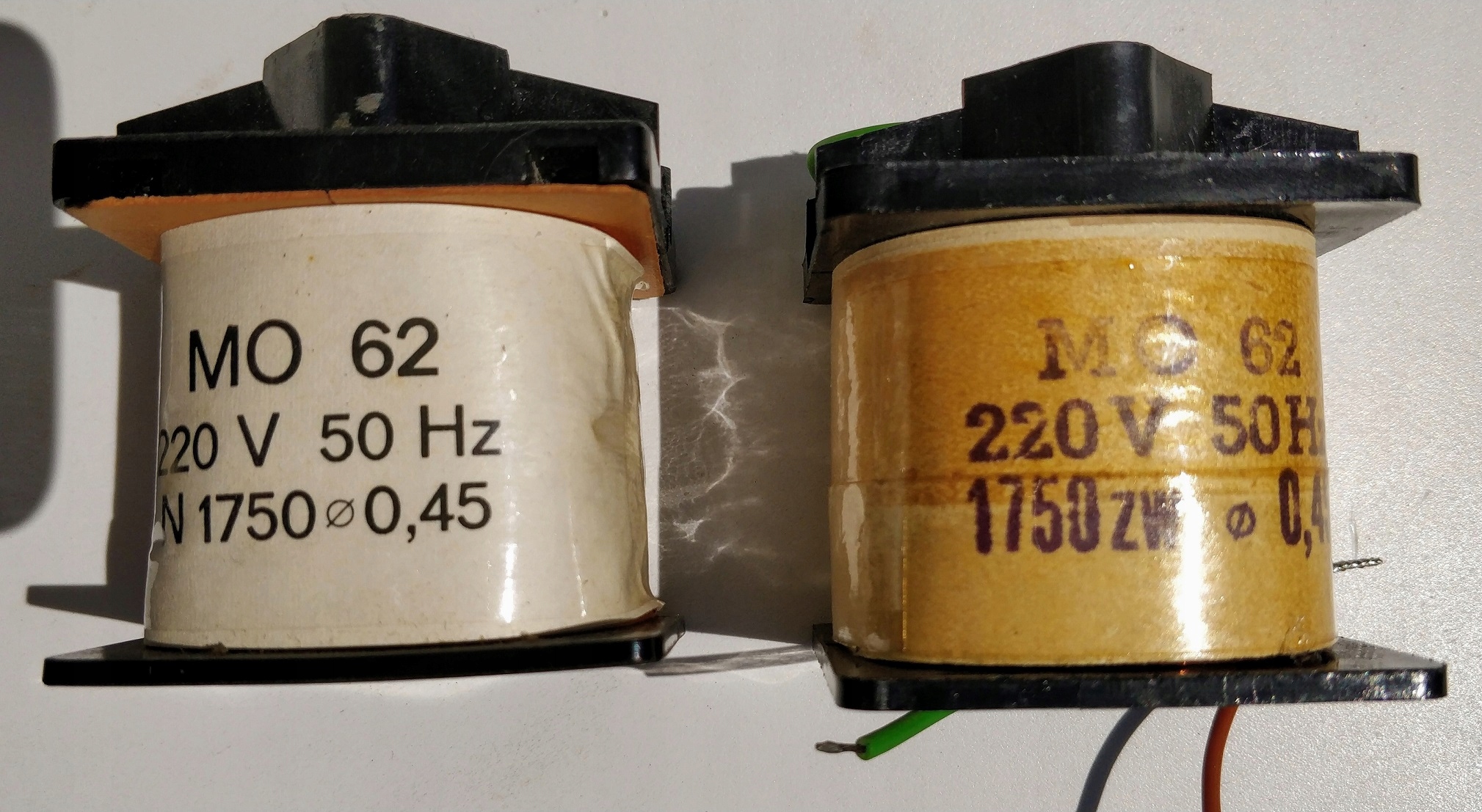 Cievka stykača MO62 220V 50Hz 1750 zw fi 0,45 230