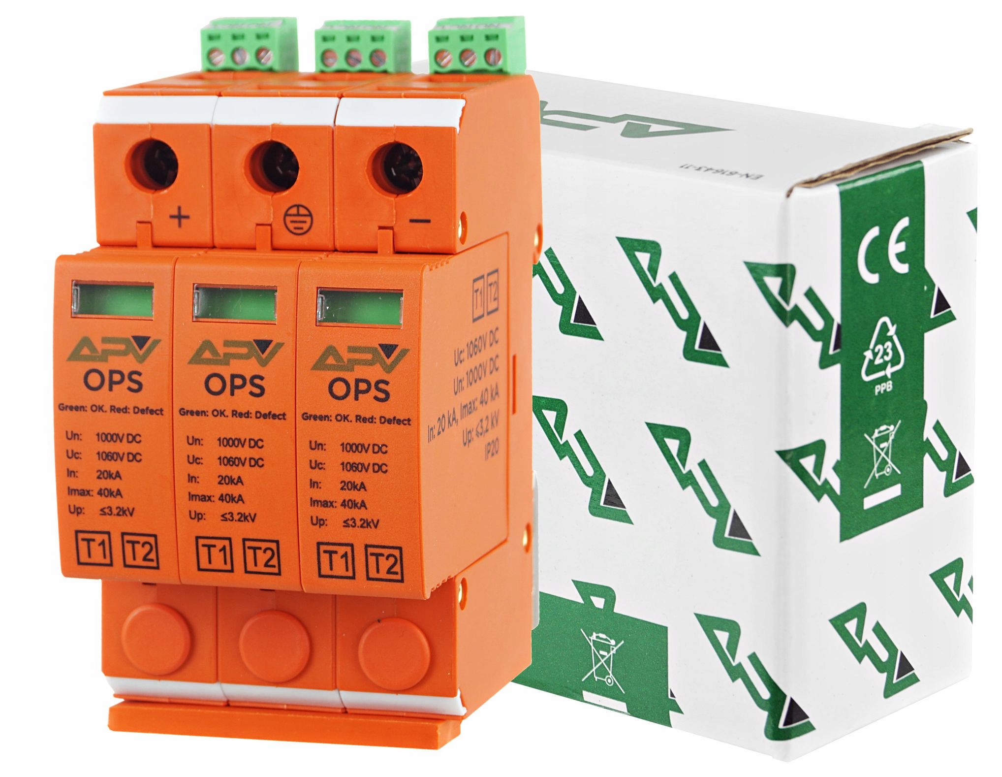 T1 T2 B+C FOTOVOLTAICKÁ PREPÄŤOVÁ OCHRANA DC