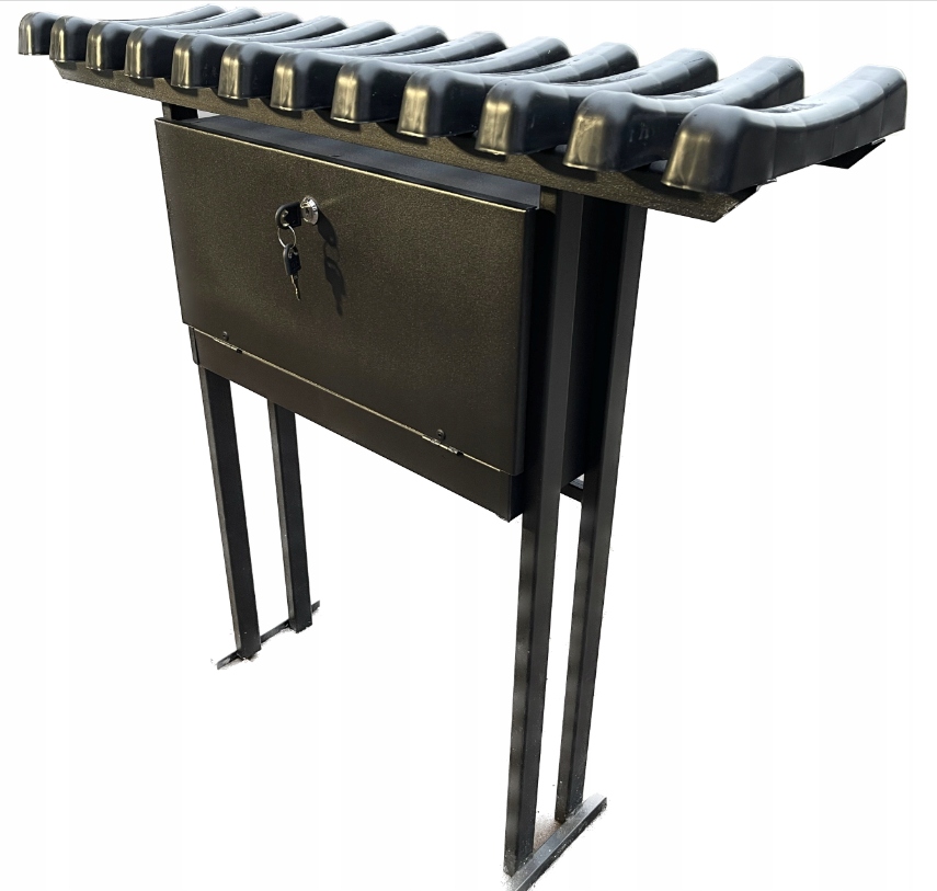Cintorínová lavica s boxom Lavice-As 80 x 25 x 80 cm