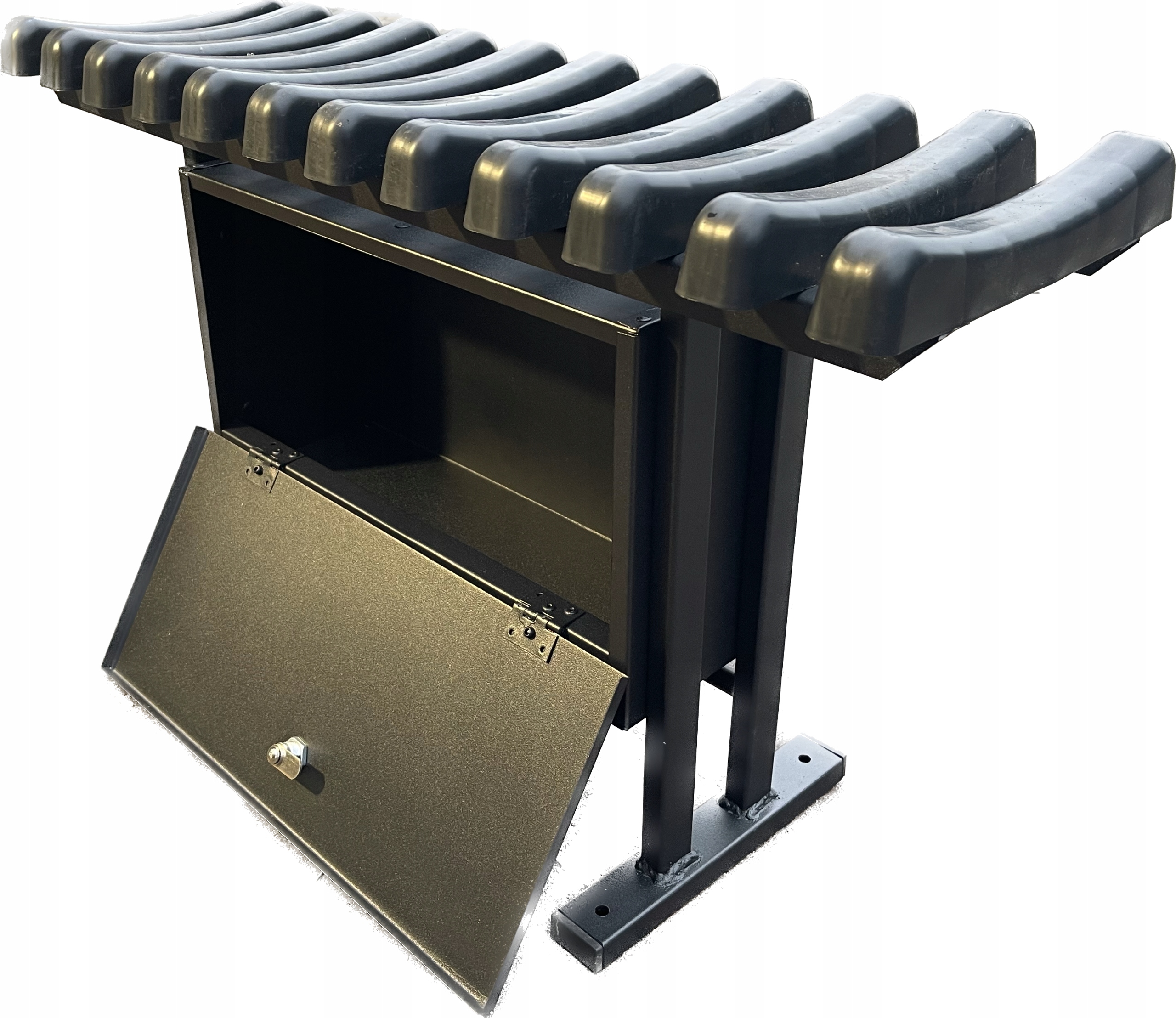 Cintorínová lavica s boxom Lavice-As 80 x 25 x 47 cm
