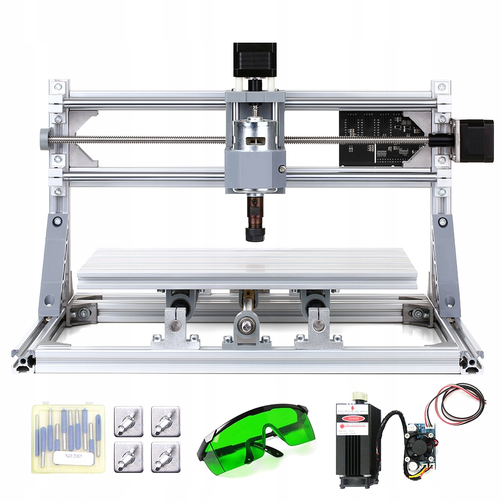 CNC3018 CNC 5500mw 2v1 mini laserový gravírovací stroj